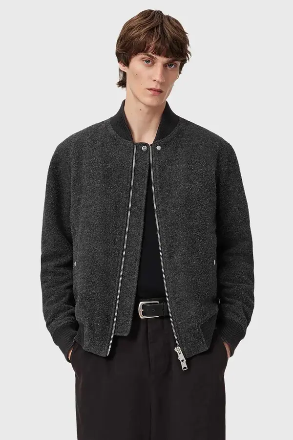 AllSaints Bomber jakna s dodatkom vune AllSaints