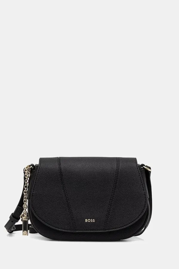 Boss BOSS crossbody torba za žene od imitacije kože SALLEY SADDLE