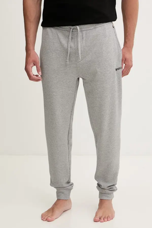 BOSS BOSS donji dio trenirke za muškarce Waffle Pants Cuff