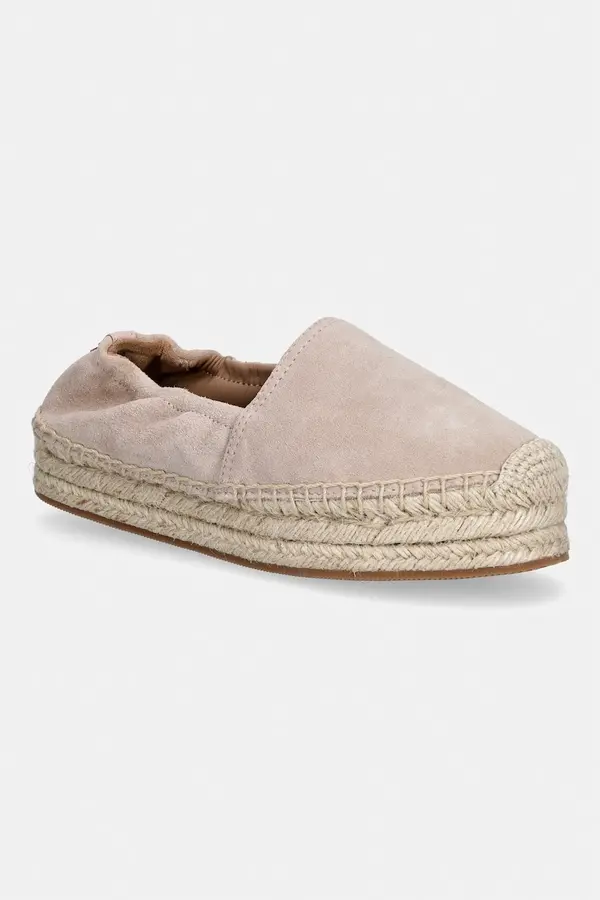Boss BOSS espadrile za žene od brušene kože Madeira