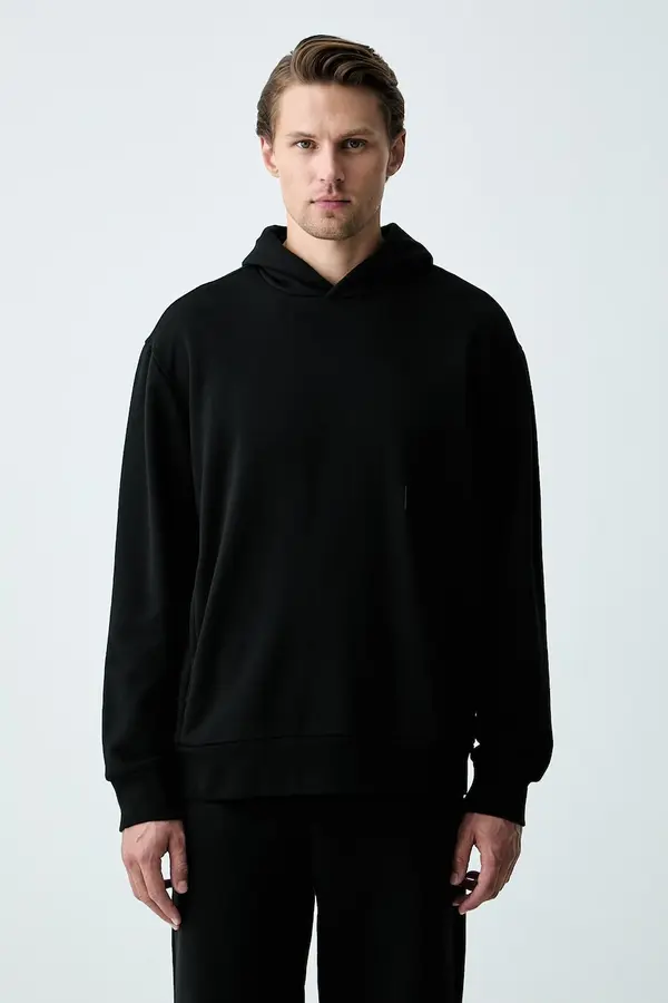 BOSS Green BOSS Green dukserica sa kapuljačom za muškarce s pamukom SW_Hoodie