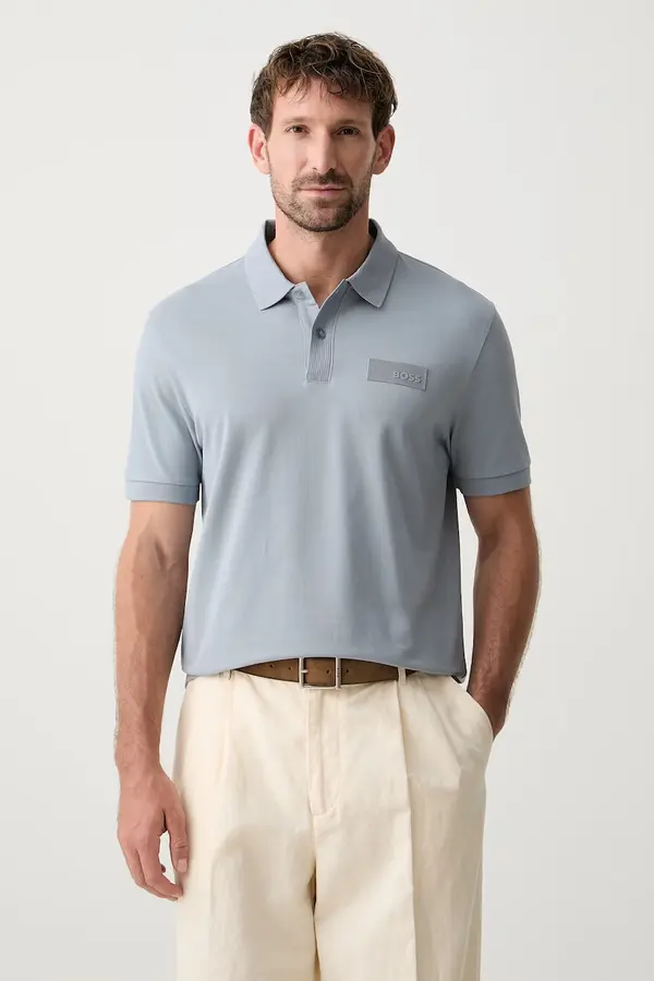 BOSS Green BOSS Green polo majica za muškarce od pamuka Paddy Structure