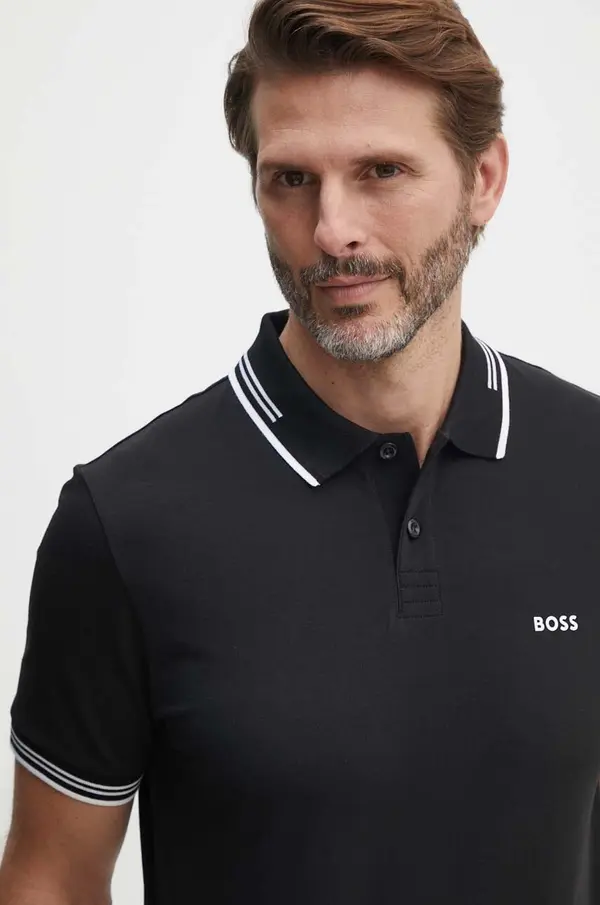 BOSS Green BOSS Green polo majica za muškarce s pamukom Paul