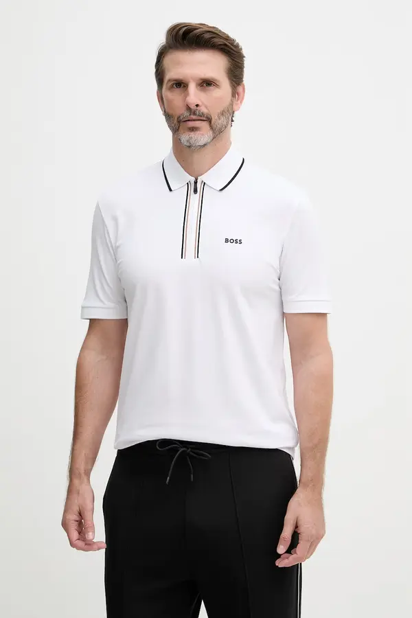 Boss BOSS Green Polo za muškarce od pamuka s elastanom