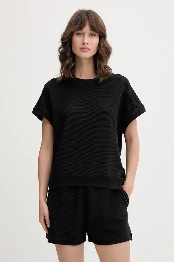BOSS BOSS homewear majica kratkih rukava ženska s lyocellom BB TEXTURE_Top