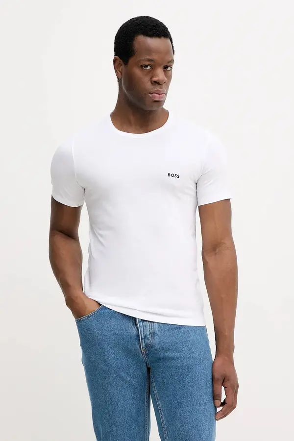 BOSS BOSS majica muška pamukna TShirtRN 3P Classic 3-pack
