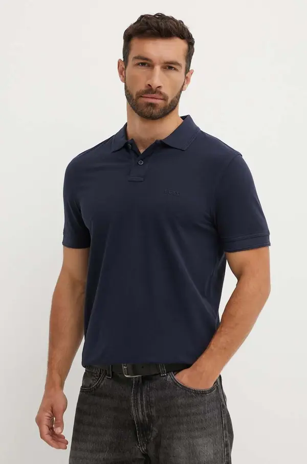 BOSS Orange BOSS Orange polo za muškarce od pamuka Prime