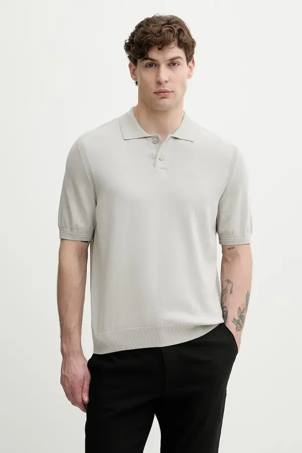 BOSS Orange BOSS Orange polo za muškarce s pamukom