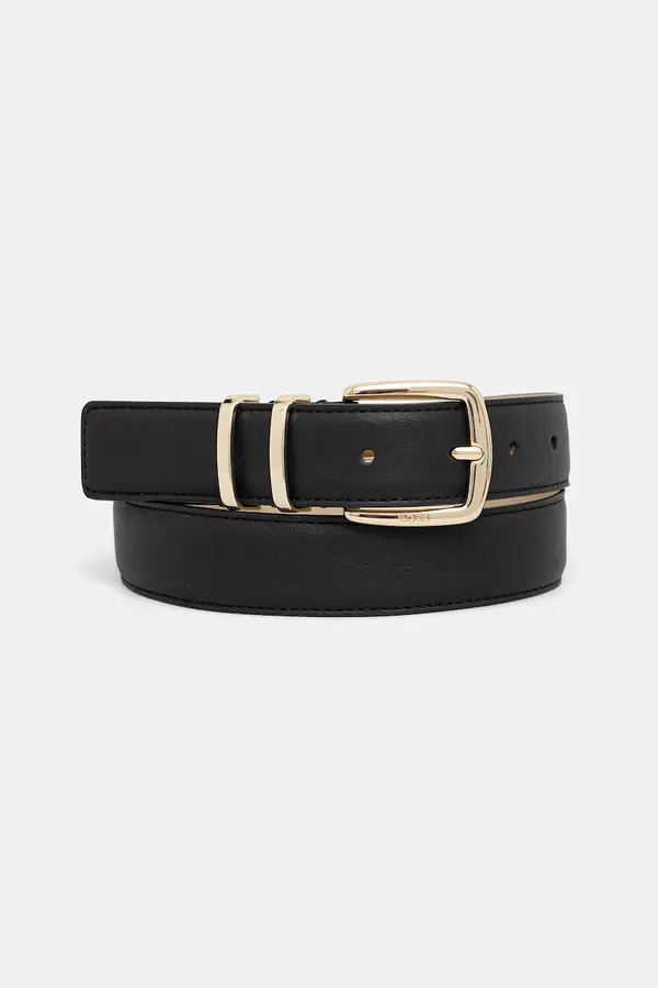 BOSS BOSS remen za žene kožni Plum-ML_Sz30