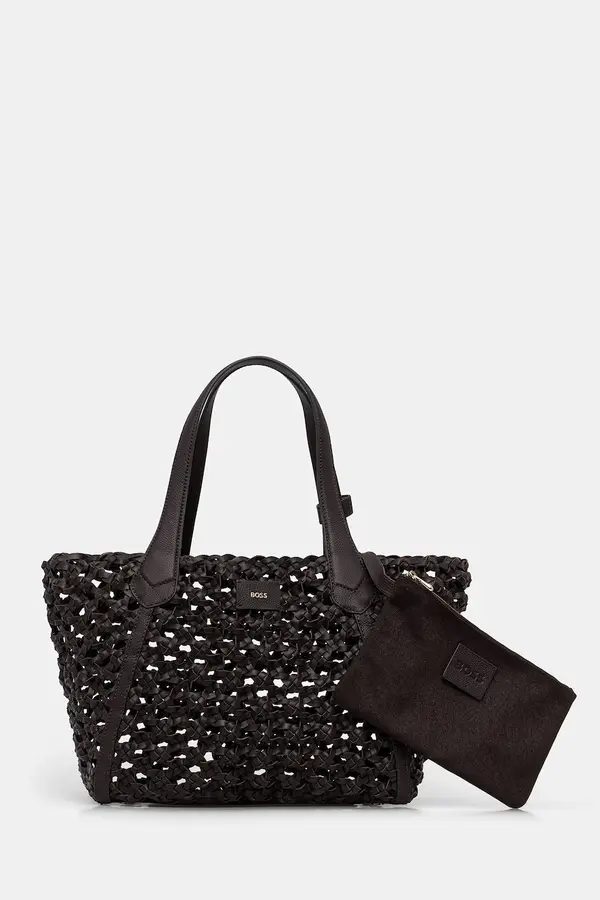 BOSS BOSS shopper torba za žene kožna Lenah Tote W