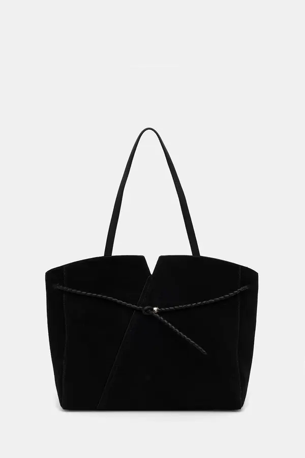 BOSS BOSS shopper torba za žene od brušene kože BOSS REVERS TOTE S