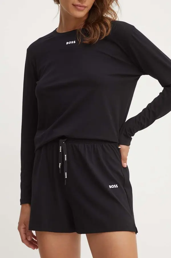 BOSS BOSS sportske kratke hlače za žene od pamuka s elastanom CI_Shorts CW