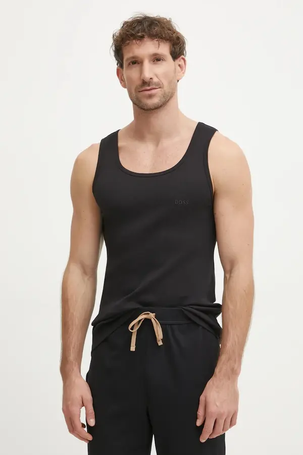 BOSS BOSS top muški pamukni TankTop3P RibClassic 3-pack