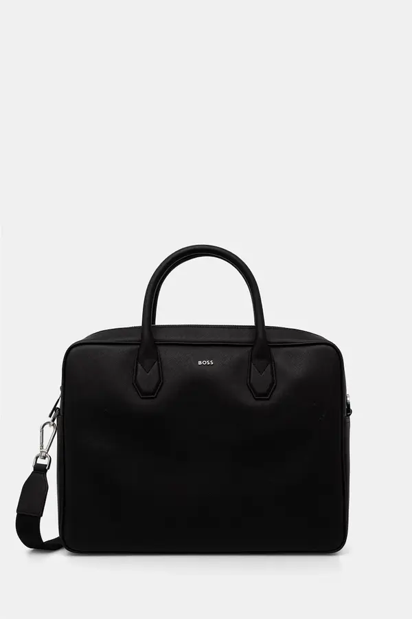 BOSS BOSS torba za laptop za muškarce kožna Northon_Doc. Case