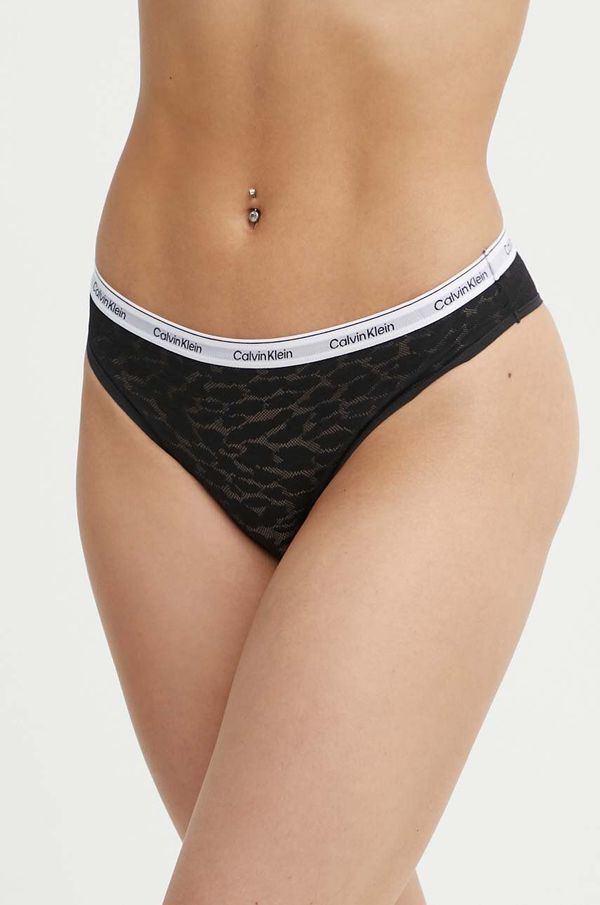 Calvin Klein Underwear Brazilke Calvin Klein Underwear boja: crna, od čipke, 000QD5233E