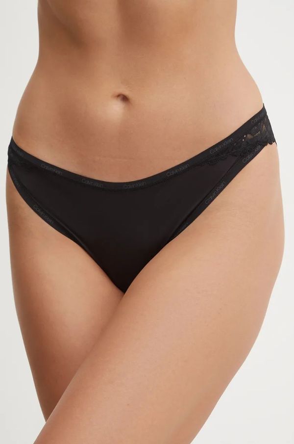Calvin Klein Underwear Brazilke Calvin Klein Underwear boja: crna, od čipke, 000QF7829E
