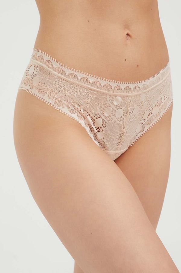 Chantelle Brazilke Chantelle boja: bež, od čipke