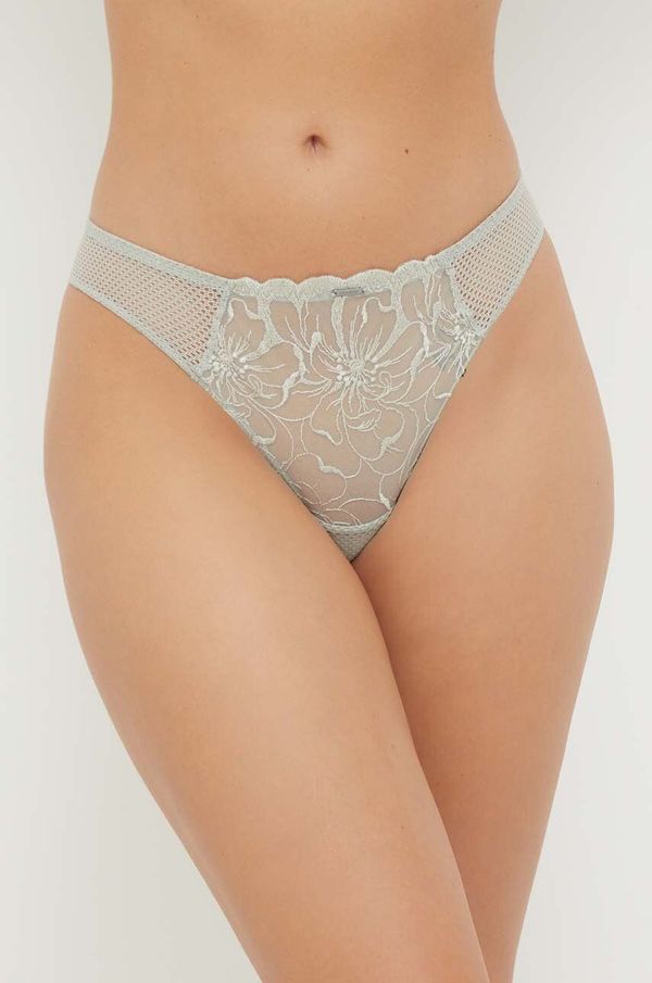 Chantelle Brazilke Chantelle boja: zelena, od čipke