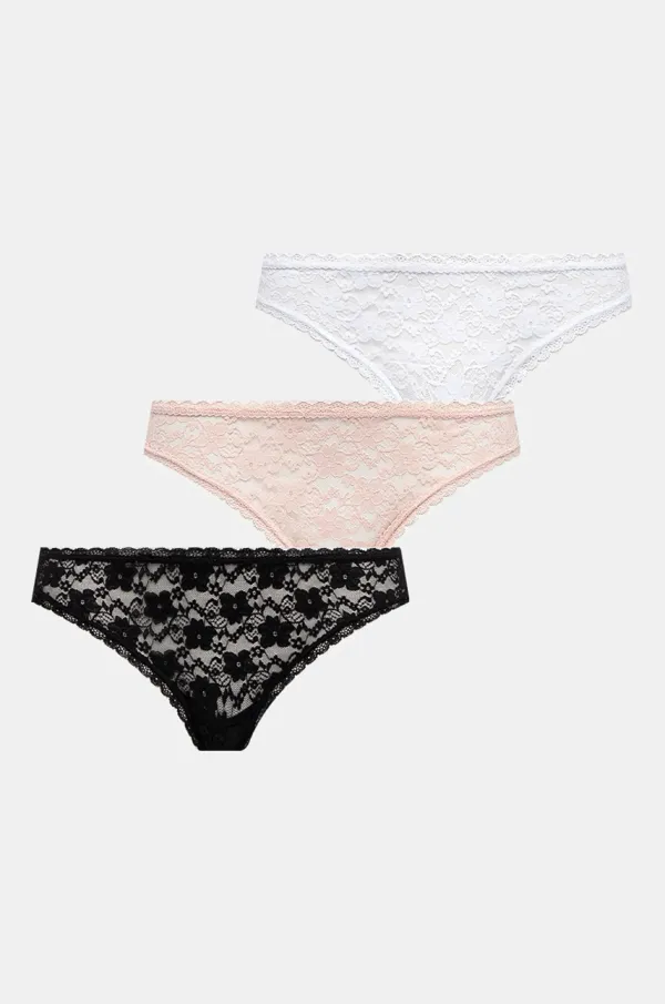 Guess Brazilke Guess 3-pack boja: crna, od čipke, O5RG16 KC5L0