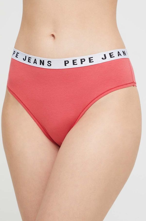 Pepe Jeans Brazilke Pepe Jeans Solid Brazilian boja: crvena