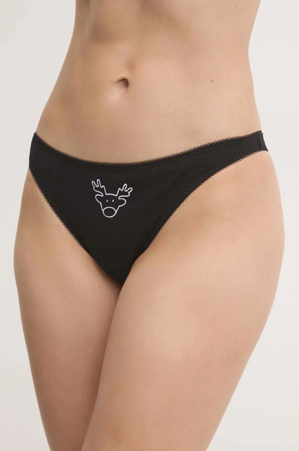 United Colors of Benetton Brazilke United Colors of Benetton boja: crna, 37AH1S02H