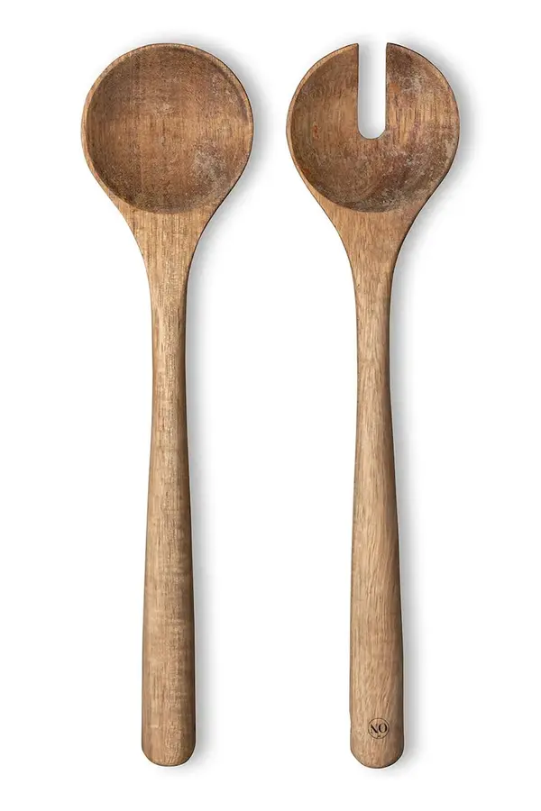 Byon Byon set pribora za jelo za salatu od drveta akacije 28 x 6,5 x 1,5 cm