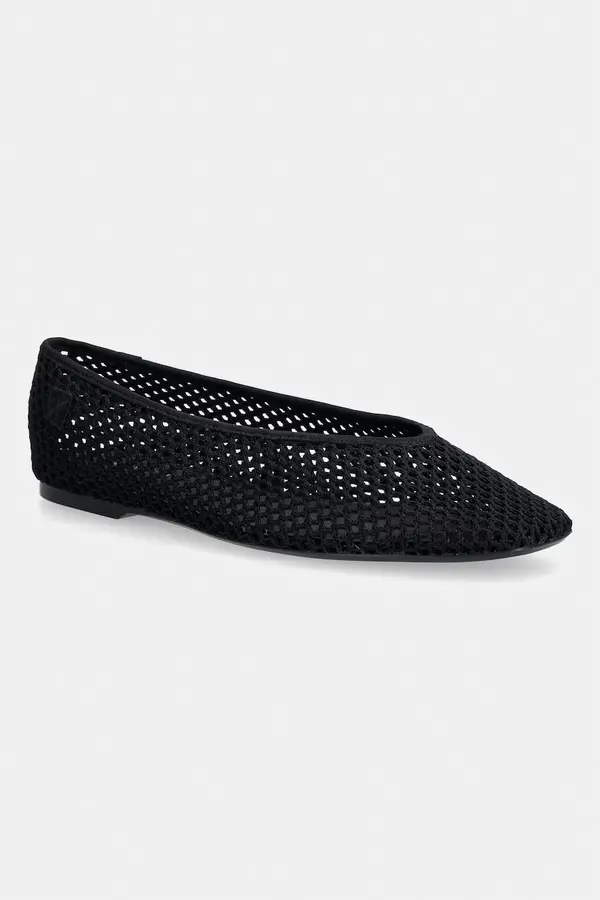 Calvin Klein Calvin Klein balerinke SQUARE BALLERINA LINEN MESH