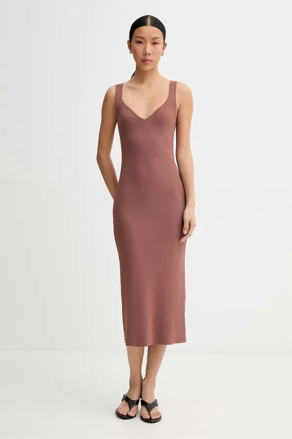 Calvin Klein Calvin Klein bodycon haljina s viskozom