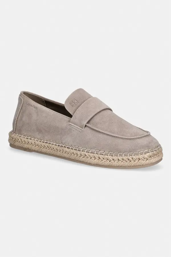 Calvin Klein Calvin Klein espadrile za muškarce od brušene kože ESPADRILLE LOAFER BAND SU