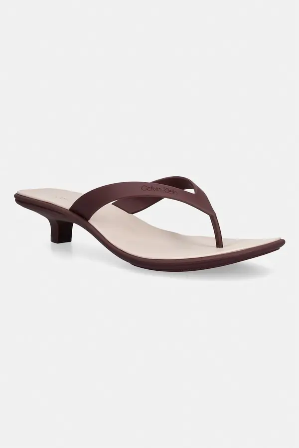 Calvin Klein Calvin Klein japanke ženske FLIP FLOP KITTEN HEEL THONG TPU