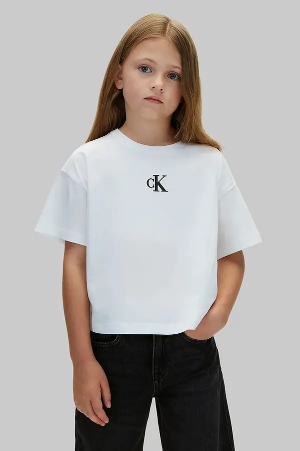 Calvin Klein Jeans Calvin Klein Jeans basic majica kratkih rukava za djecu od pamuka