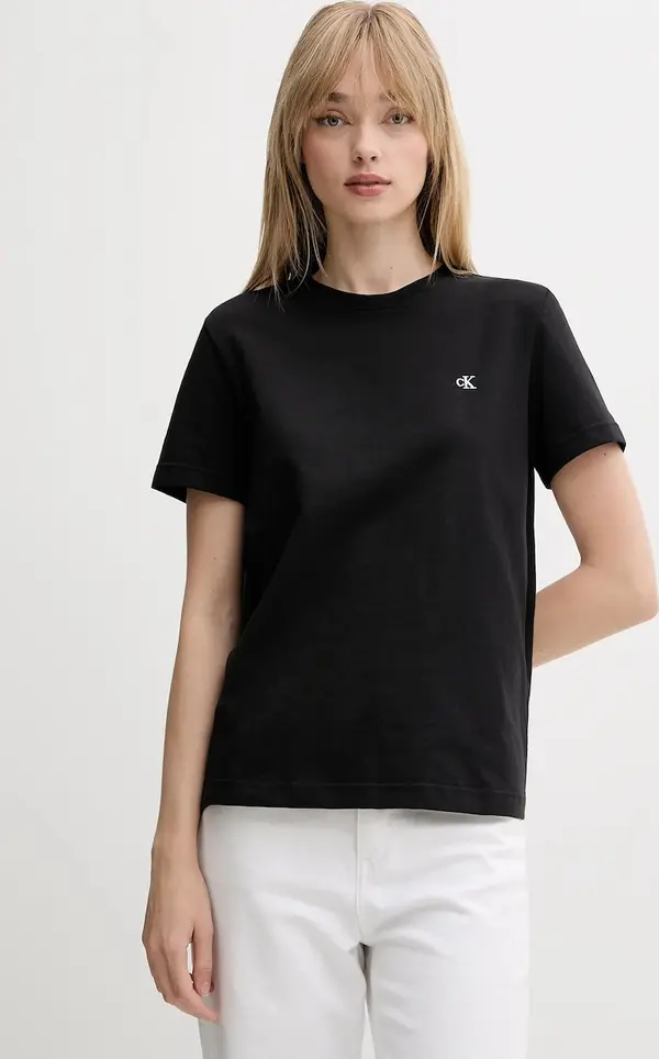 Calvin Klein Jeans Calvin Klein Jeans basic majica kratkih rukava za žene od pamuka