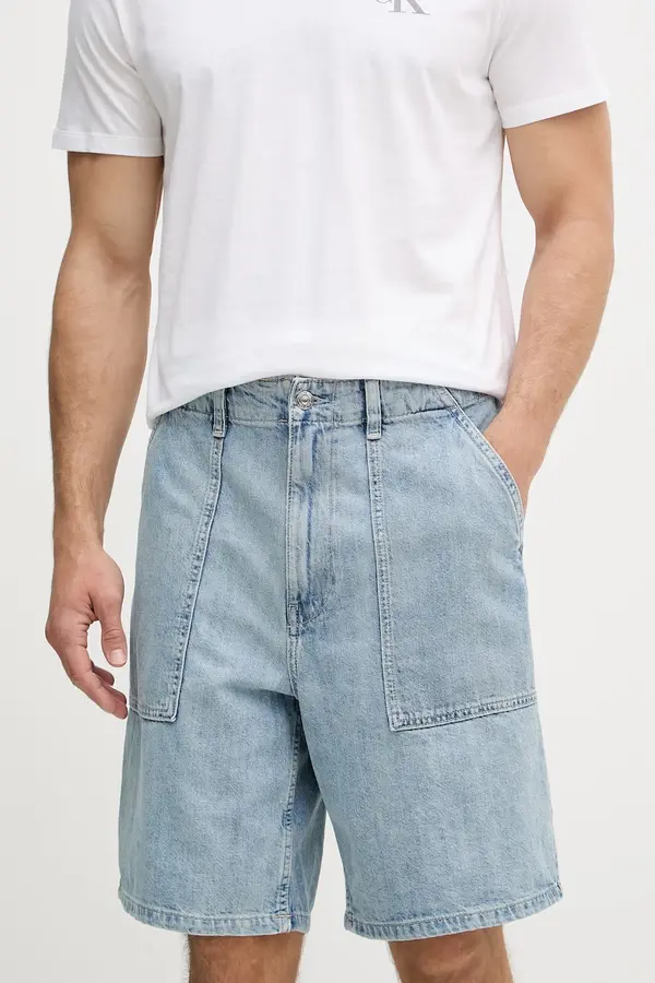 Calvin Klein Jeans Calvin Klein Jeans bermude muške s dodatkom lana