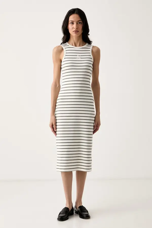 Calvin Klein Jeans Calvin Klein Jeans bodycon haljina od pamuka s elastanom