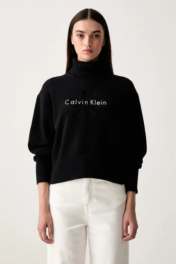 Calvin Klein Jeans Calvin Klein Jeans dolčevita ženska od pamuka