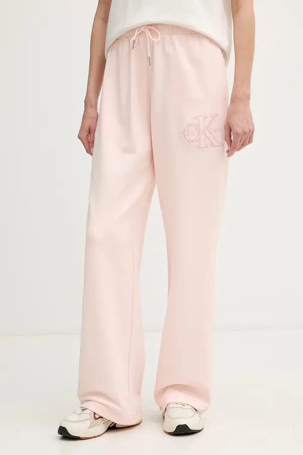 Calvin Klein Jeans Calvin Klein Jeans donji dio trenirke ženski od pamuka