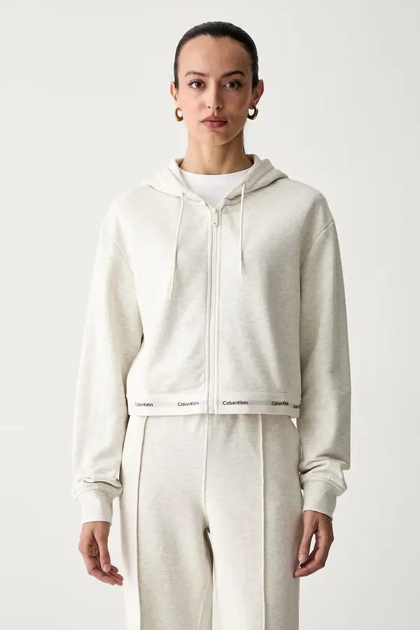 Calvin Klein Jeans Calvin Klein Jeans dukserica na zakopčavanje za žene od pamuka