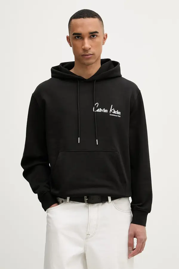 Calvin Klein Jeans Calvin Klein Jeans dukserica sa kapuljačom muška pamučna