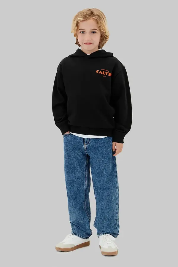Calvin Klein Jeans Calvin Klein Jeans dukserica sa kapuljačom za djecu od pamuka