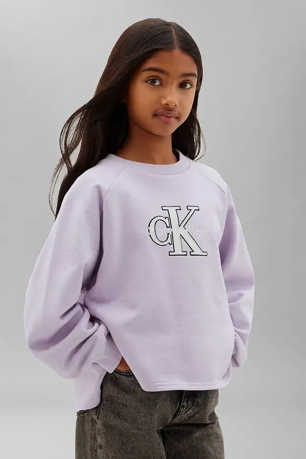 Calvin Klein Jeans Calvin Klein Jeans dukserica za djecu od pamuka