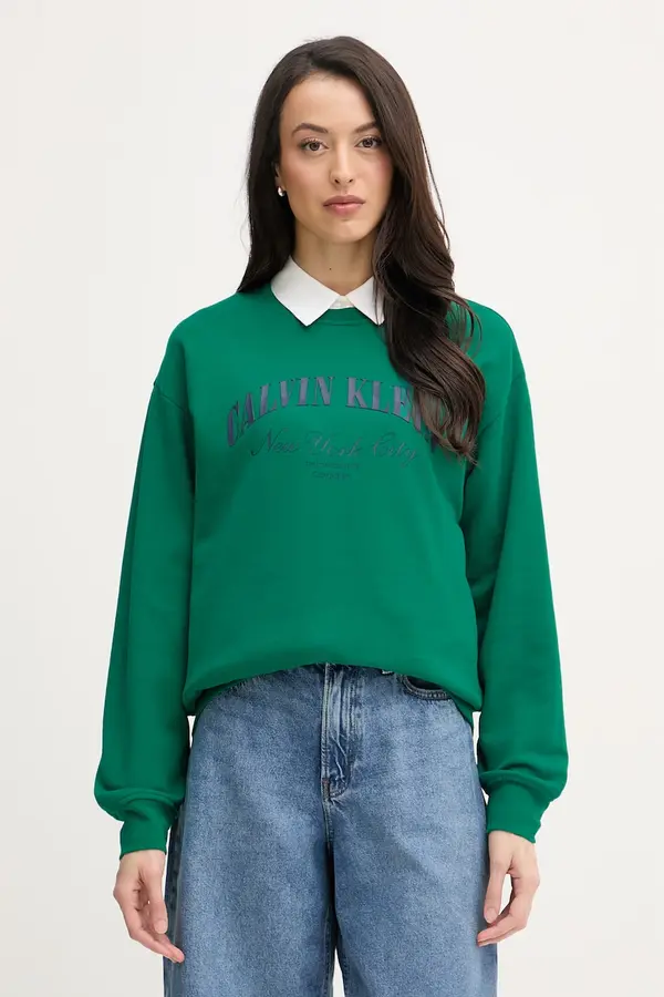 Calvin Klein Jeans Calvin Klein Jeans dukserica ženska od pamuka