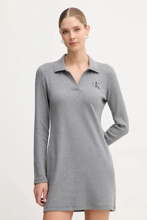 Calvin Klein Jeans Calvin Klein Jeans haljina od pamuka s elastanom