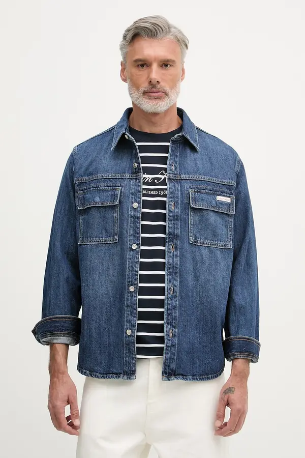 Calvin Klein Jeans Calvin Klein Jeans košulja za muškarce traper