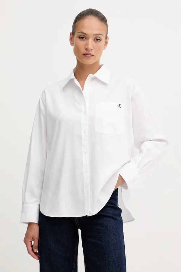 Calvin Klein Jeans Calvin Klein Jeans košulja za žene od pamuka
