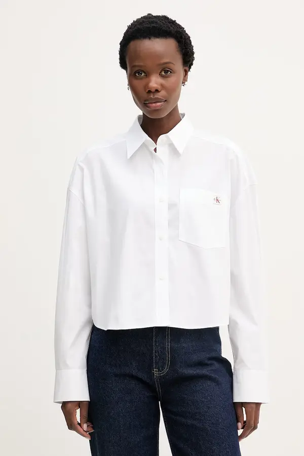 Calvin Klein Jeans Calvin Klein Jeans košulja za žene od pamuka