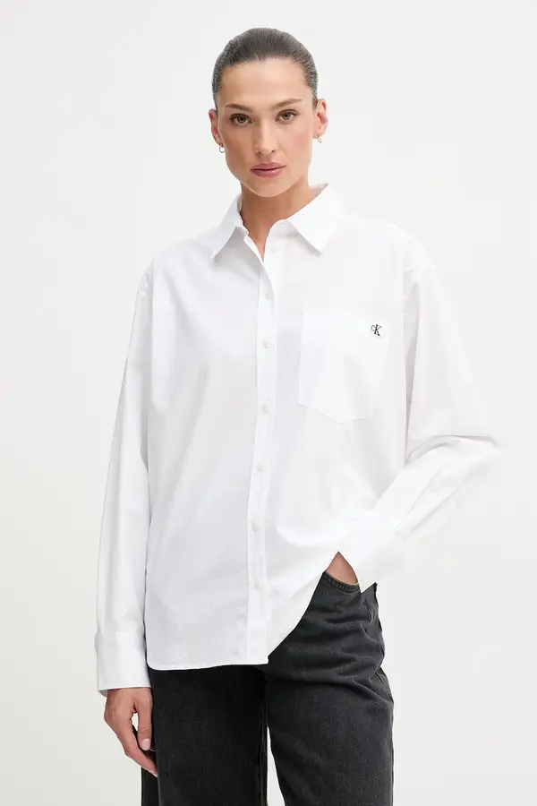 Calvin Klein Jeans Calvin Klein Jeans košulja za žene od pamuka