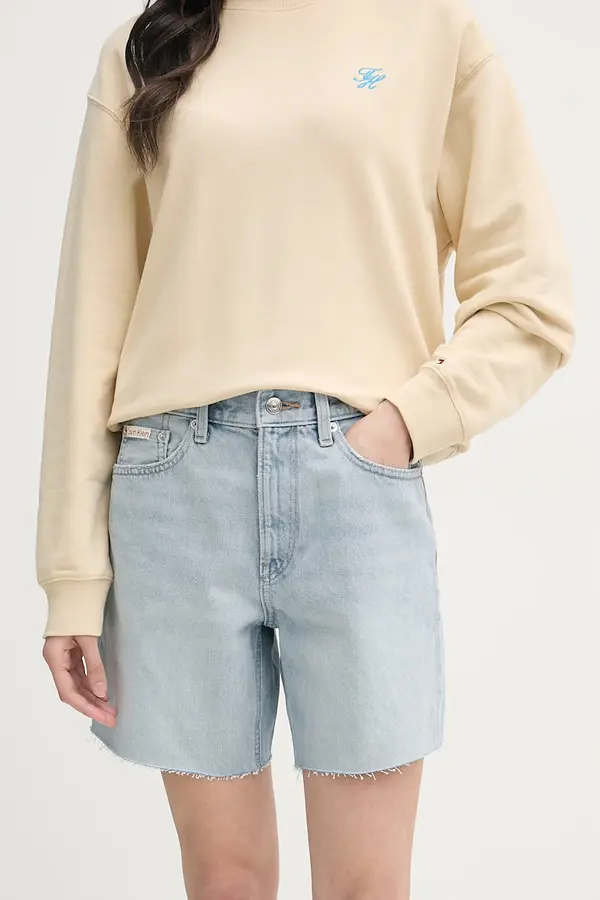 Calvin Klein Jeans Calvin Klein Jeans kratke hlače za žene od trapera