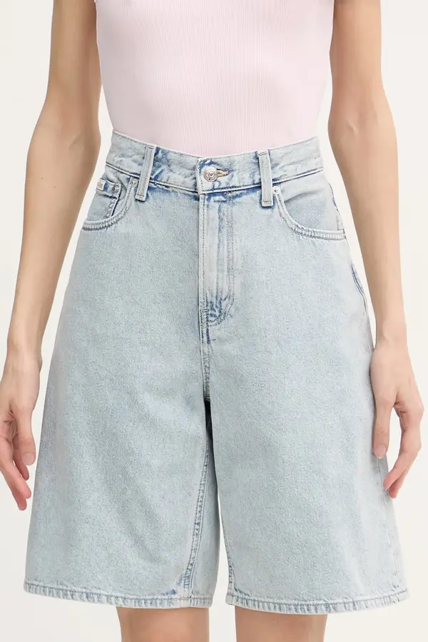 Calvin Klein Jeans Calvin Klein Jeans kratke hlače ženske od trapera