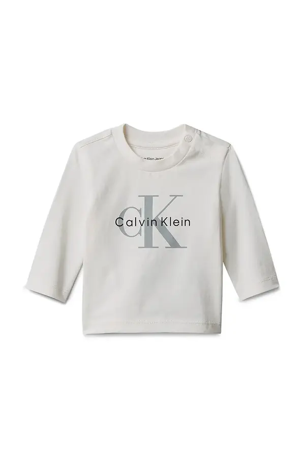 Calvin Klein Jeans Calvin Klein Jeans majica dugih rukava za djecu s pamukom