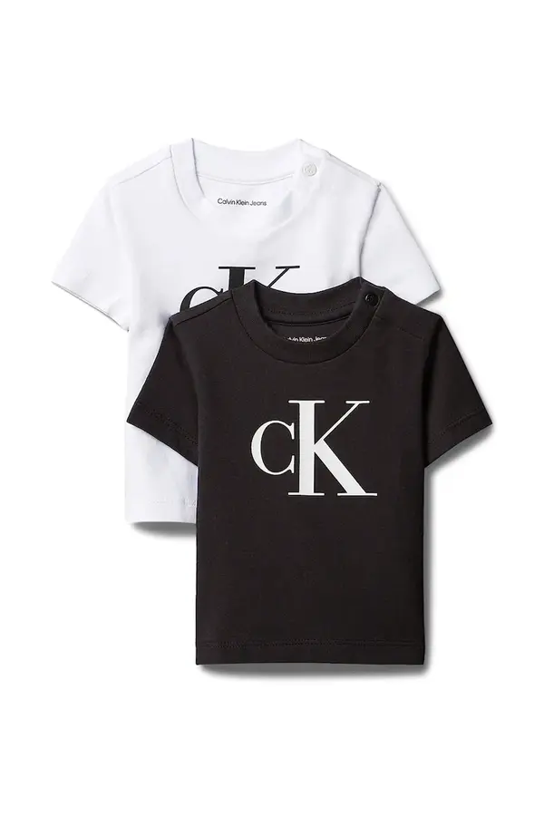 Calvin Klein Jeans Calvin Klein Jeans majica za bebe s pamukom 2-pack
